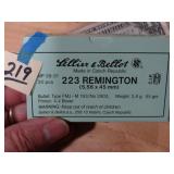 Sellier & Bellot 223 Rem 55gr FMJ 20rnds