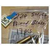 220 Swift Primed Brass 17ct