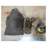 Old Gun Oil Can & Bore Cleaning Rope