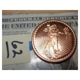 1oz Copper Round