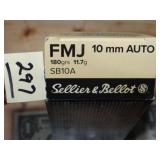 Sellier & Bellot 10mm Auto FMJ 180gr 50rnds