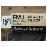 Sellier & Bellot 45 Auto FMJ 230gr 50rnds