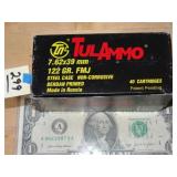 Tul Ammo 7.62x39 122gr FMJ 40rnds