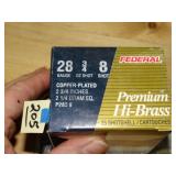 Federal 28Ga 2ï¿½' 8 Shot 25rnds
