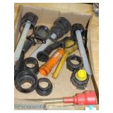 Flat of Gas Can Caps & Funnels