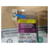 Glazier Points Push Type