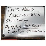 THIS AUCTION WILL START TO END AT 4PM PST