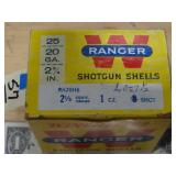 Vintage 20Ga Western Ranger EMPTY BOX