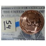 Copper Round .999 1oz Pure Copper