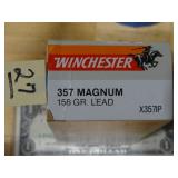 Winchester 357 158gr Lead 50rnds