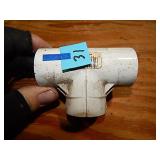 1' PVC 'T' Connector