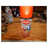 Fluorescent Red Glowing Orange Spray Paint NO SHIP