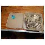 Tupperware Container Full of Pretied Spreaders