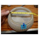 Vintage Ceiling Light Fixture Glass Cover