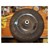 Wheelbarrow Wheel/ Tire Pneumatic 15' OD 5/8'Shaft