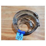 4ct Larger Hose Clamps