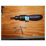 Kobalt Ratchetting Screwdriver w/ Bits