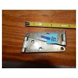 Pr of 4' Strap Hinges Zinc Coated