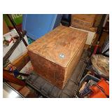 Wood Box On Wheels-Top Needs Repaired