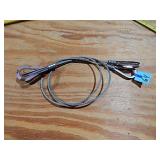 2ct 1/8' Cable Slings 24' Working Length