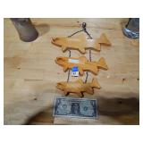 Three Fish Decor For Inside