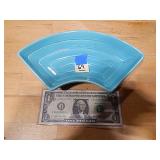 Blue Glass Dish No Chip On It