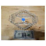 Clear Glass 3 Part Relish Dish