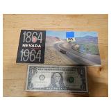1864-1964 Nevada Highways Map
