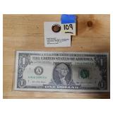 US Navy Honorable Discharge Lapel Button