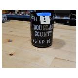 Douglas County Coffee Mug w/ Brands on It