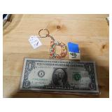 5R Keychain Letter D