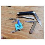 4ct Small Pocket (Folding) Knives