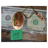 Santa Cruz, CA Copper Souvenir Bookmark