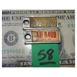 2 DAV Tags Michigan & Ohio