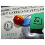 Red & Yellow Marble Vintage