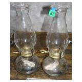 Pair of Oil Lamps