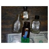 4ct Vintage Miniature Bottles