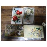 4ct Old Postcards