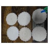6 Crochet Coasters