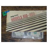 Dodge Truck Manual For 100-400 Series Truck