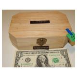 Wood Box For Keepsakes, Jewelry & More