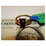 Avon Ring Black Stone