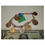 Bracelet w/ Coin Charms