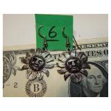 Sunflower Earrings w/ Sunglasses