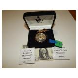 Alaska Mint Pocket Watch Railroad Medallion