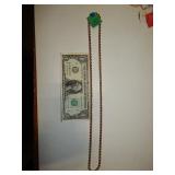 Gold Colored Necklace No Clasp 14' Long