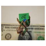 Hummingbird Brooch Pin Avon