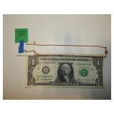 Necklace w/ Pink Colored Stone