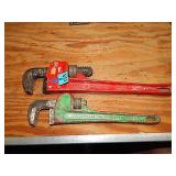 2ct Pipe Wrenches 10' & 14'
