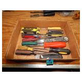 Mixed Flat-Screwdrivers, Allen, Scrapers